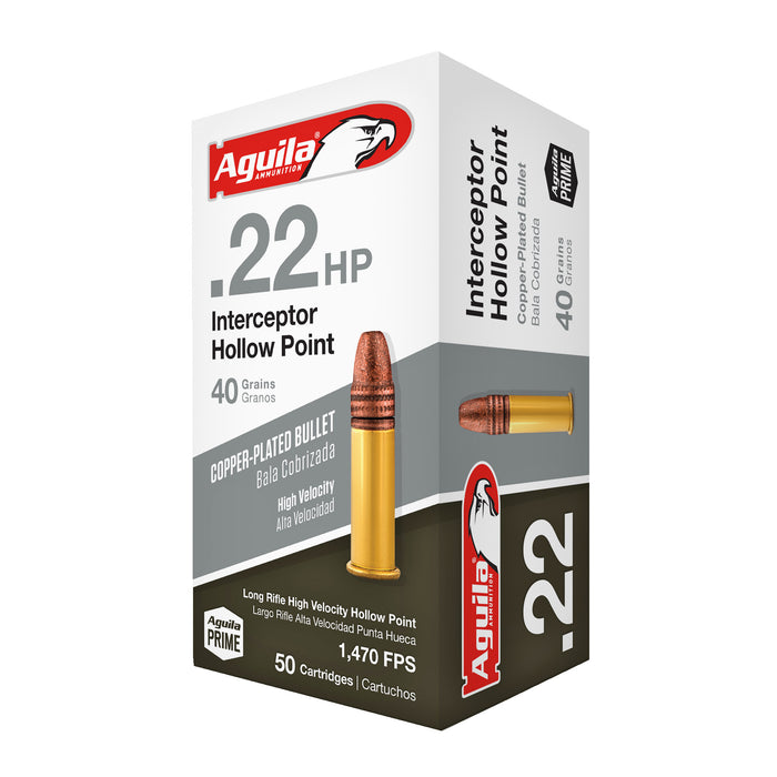 Aguila 22lr Intercpt 40gr Hp 50-1000