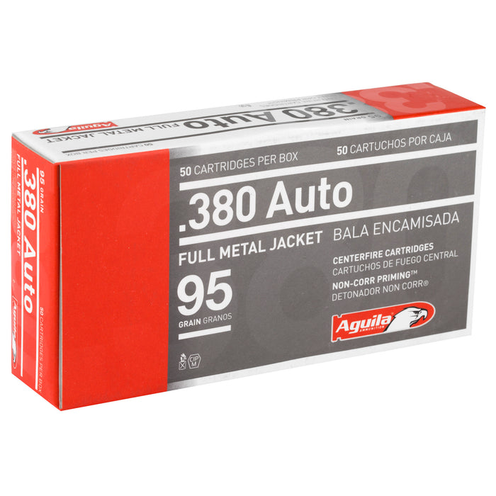 Aguila 380acp 95gr Fmj 50-1000
