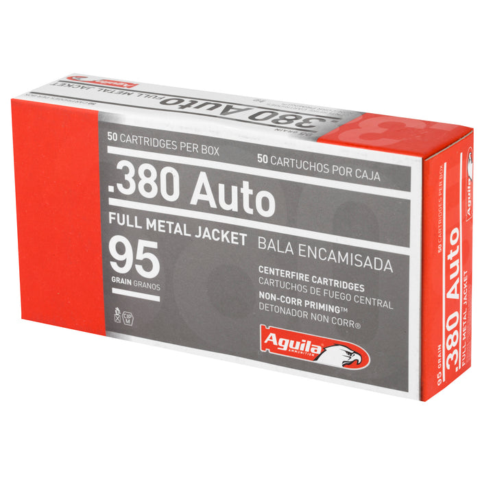 Aguila 380acp 95gr Fmj 50-1000