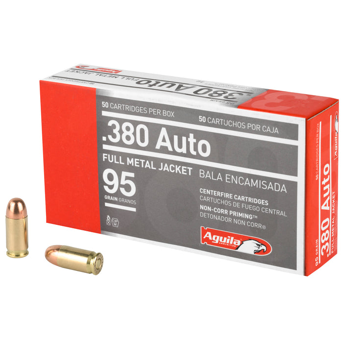 Aguila 380acp 95gr Fmj 50-1000