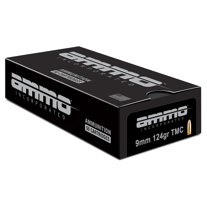 Ammo Inc 9mm 124 Gr Tmc 50-1000