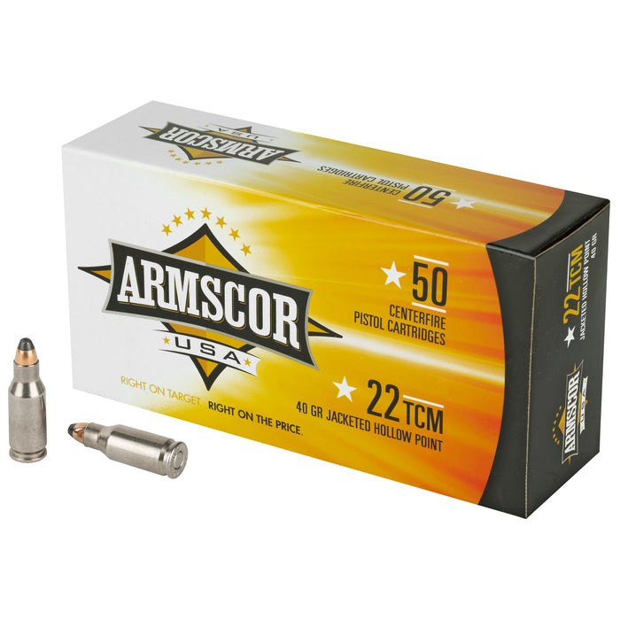 Armscor 22tcm 40gr Jhp 50-1000