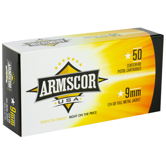Armscor 9mm 124gr Fmj 50-1000