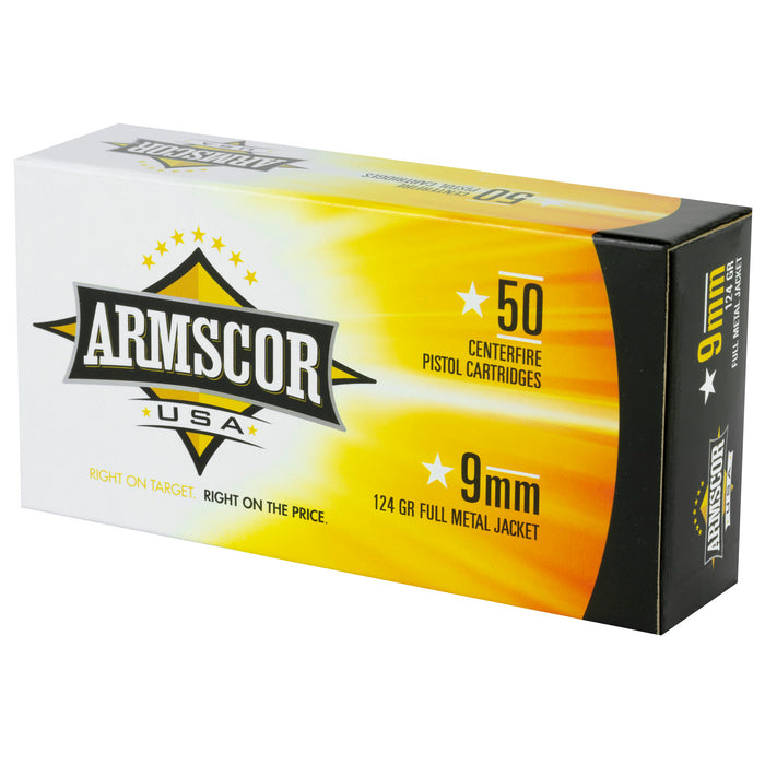 Armscor 9mm 124gr Fmj 50-1000