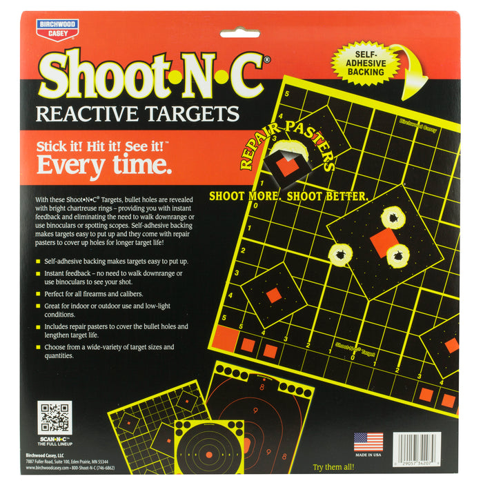 B-c Sht-n-c 12" Sight-in Trgt 5pk