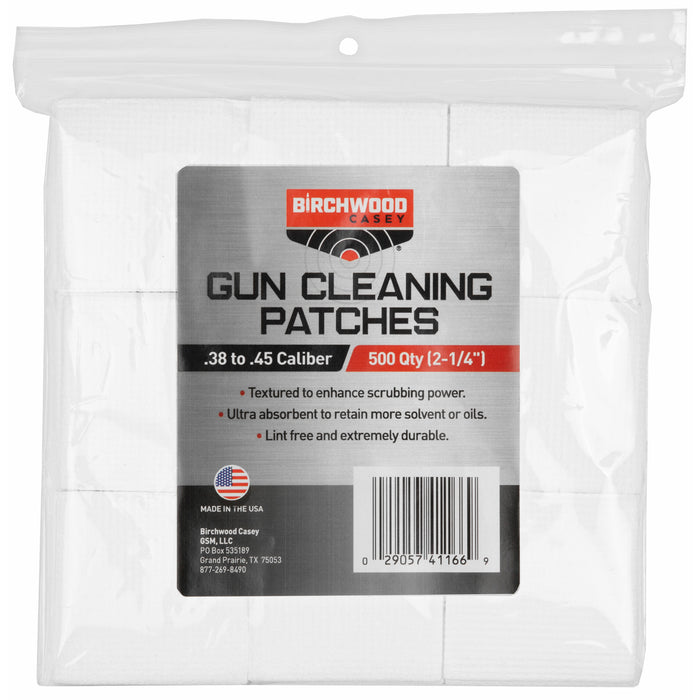 B-c Patches 2-1-4" .38-.45 Cal 500pk