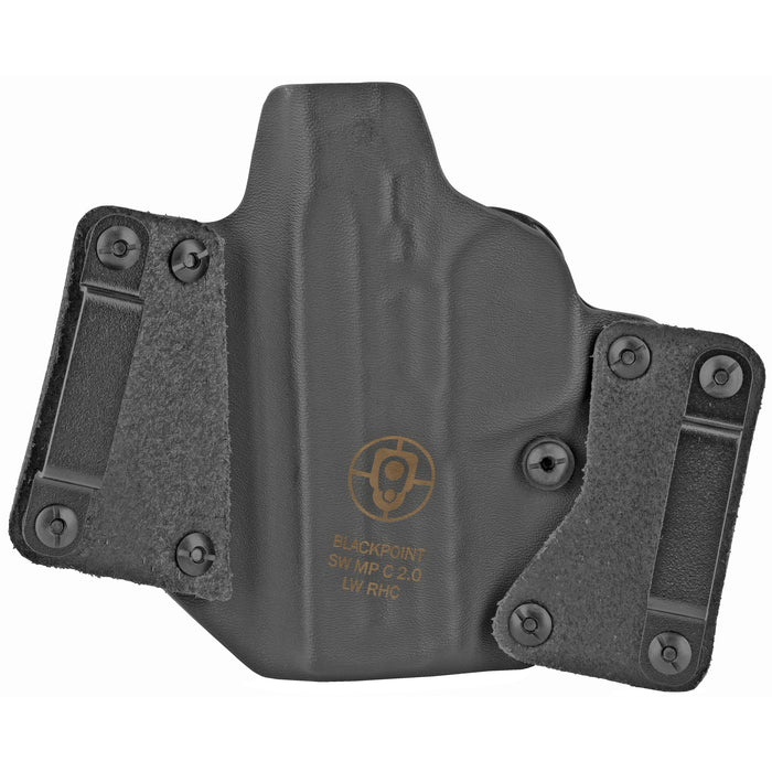 Blk Pnt Lthr Wing M&p 4" 9-40 Rh Blk