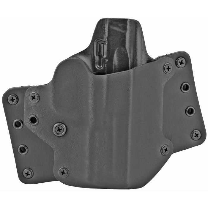 Blk Pnt Lthr Wing M&p 4" 9-40 Rh Blk