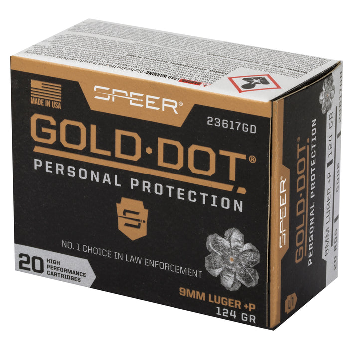 Spr Gold Dot 9mm+p 124gr Hp 20-200