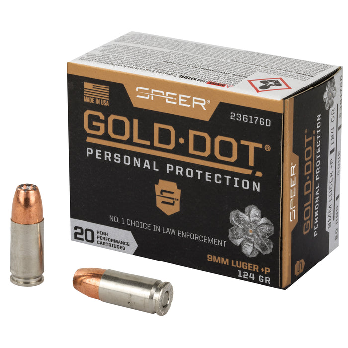 Spr Gold Dot 9mm+p 124gr Hp 20-200