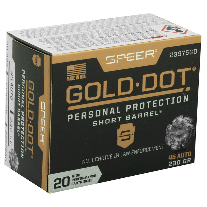 Spr Gold Dot 45acp 230g Hp Sb 20-200