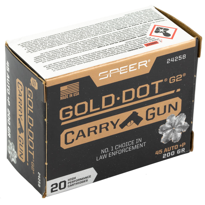 Spr Gld Dt Carry Gun 45auto +p 200gr