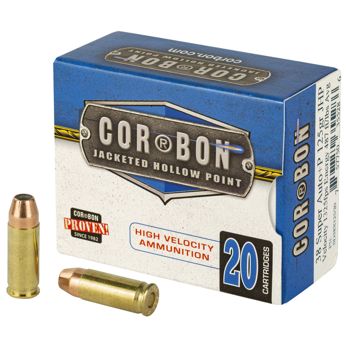 Corbon 38super+p 125gr Jhp 20-500