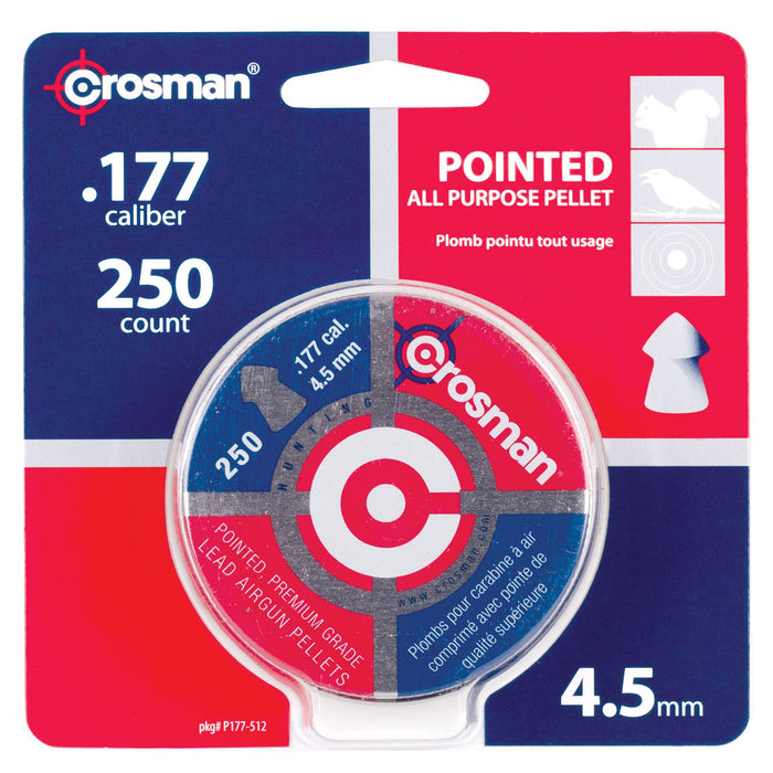 Crosman .177 Pointed Pellets 250-cd