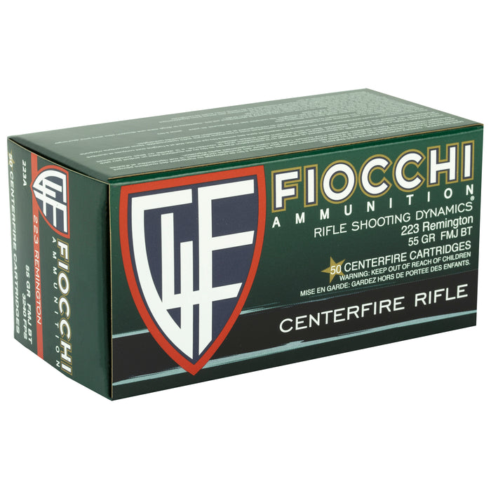 Fiocchi 223rem 55gr Fmjbt 50-1000