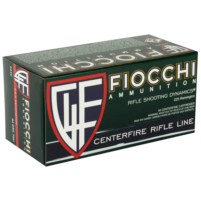 Fiocchi 223rem 62gr Fmjbt 50-1000