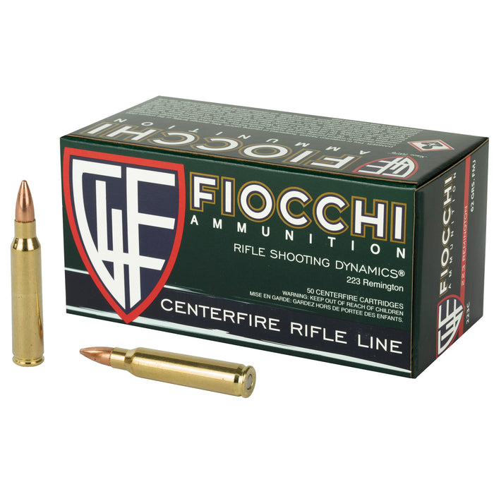 Fiocchi 223rem 62gr Fmjbt 50-1000