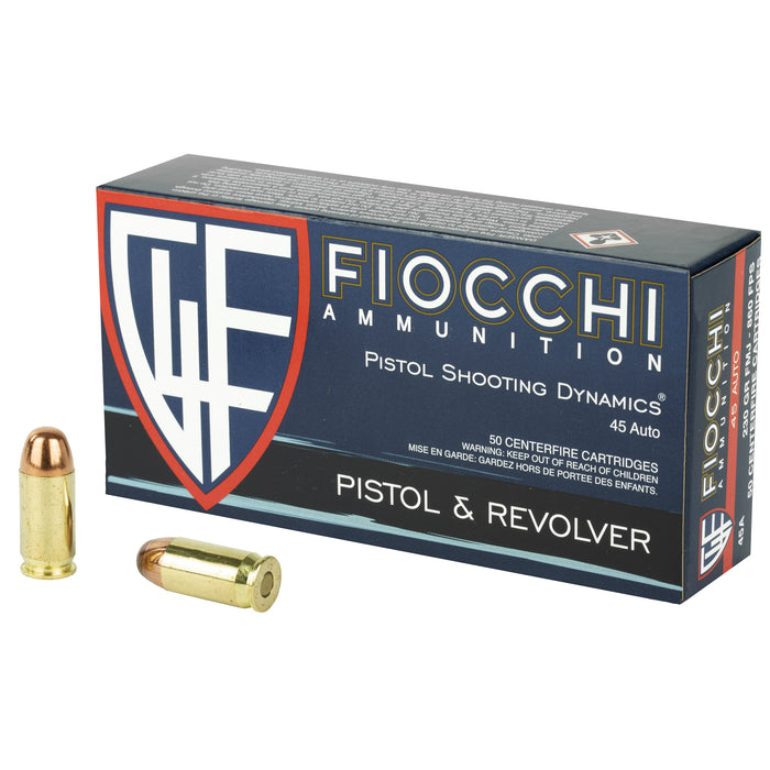 Fiocchi 45acp 230gr Fmj 50-500