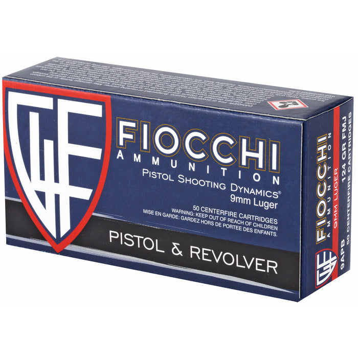 Fiocchi 9mm 124gr Fmj 50-1000