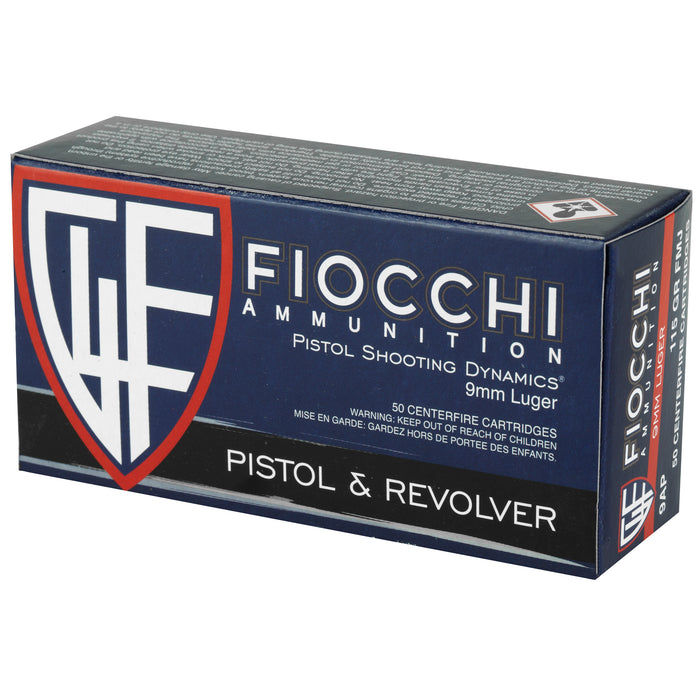 Fiocchi 9mm 115gr Fmj 50-1000