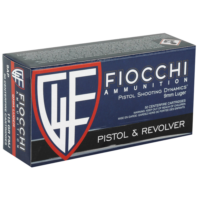 Fiocchi 9mm 115gr Fmj 50-1000