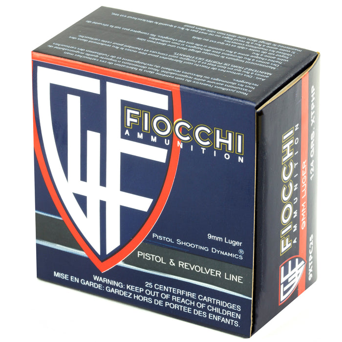 Fiocchi 9mm 124gr Xtp 25-500