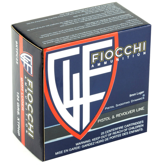 Fiocchi 9mm 124gr Xtp 25-500
