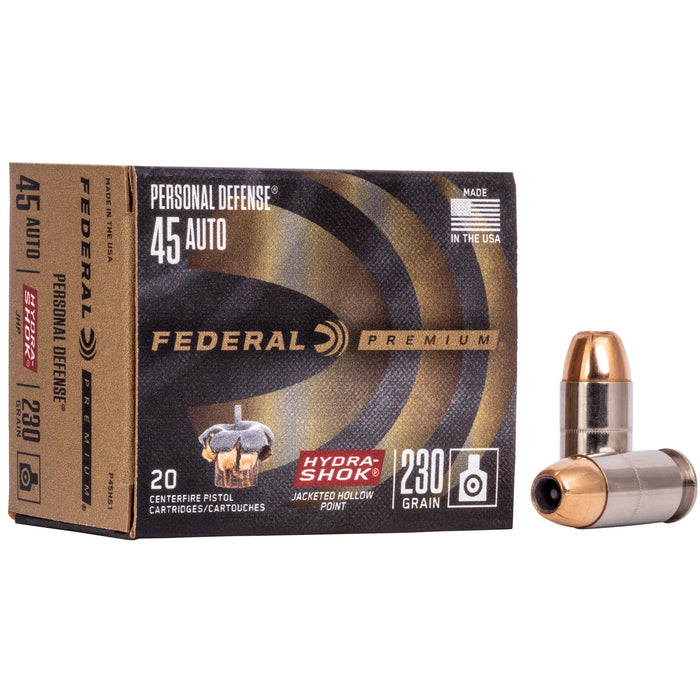 Fed Hydra-shok 45acp 230gr Hp 20-500