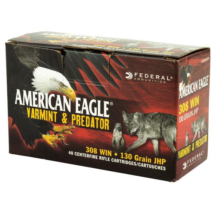 Fed Am Eagle V&p 308win 130gr 40-200