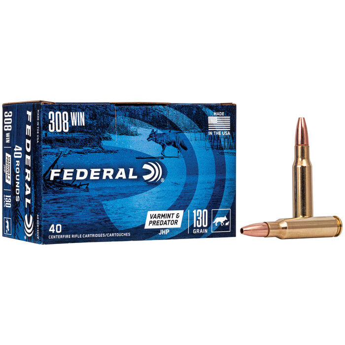 Fed Am Eagle V&p 308win 130gr 40-200