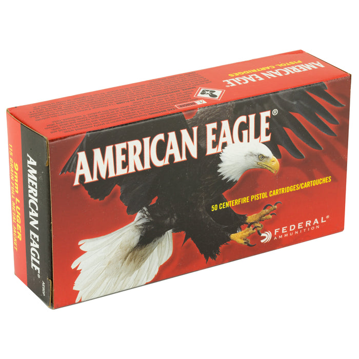 Fed Am Eagle 9mm 115gr Fmj 50-1000