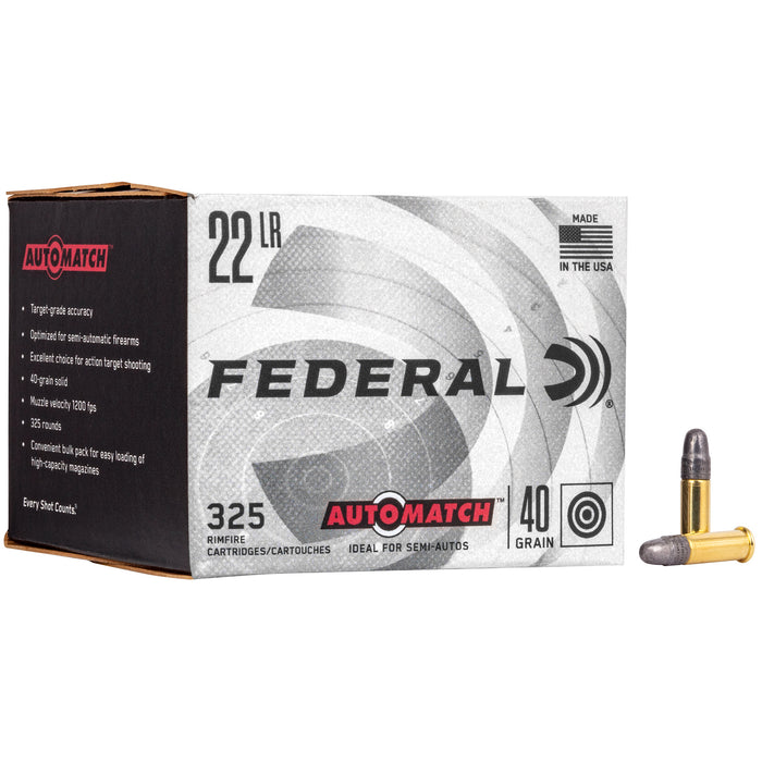 Fed Auto Mtch 22lr 40gr Sld 325-3250