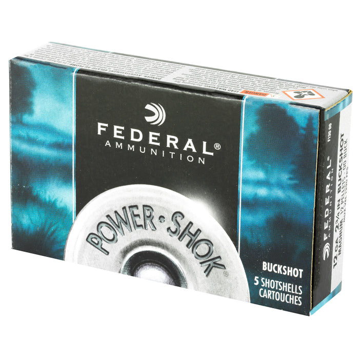 Fed Pwrshk 12ga 2.75 12p 00bck 5-250