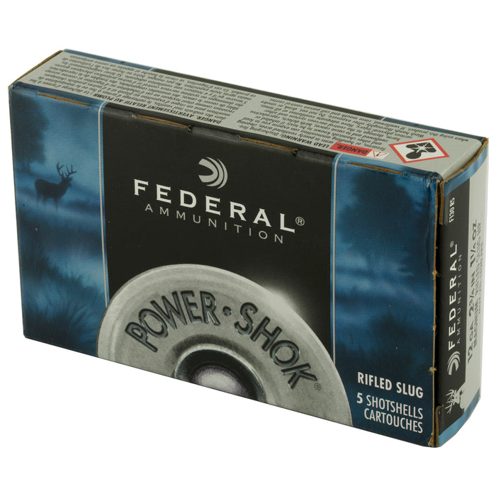 Fed Pwrshk 12ga 2.75 Mg Rfl Sg 5-250