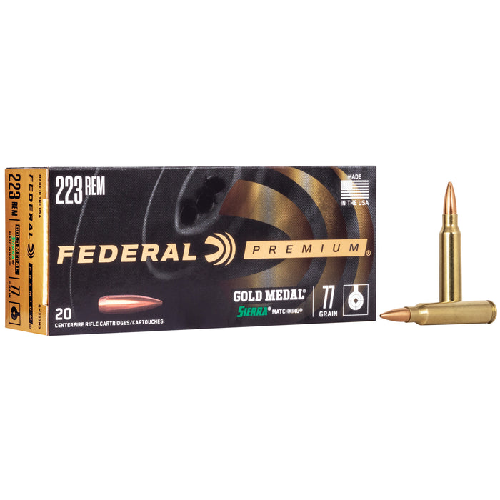 Fed Gold Mdl 223rem 77gr Bthp 20-200