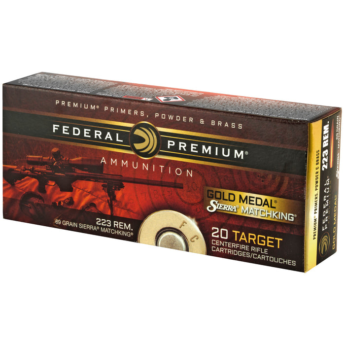 Fed Gold Mdl 223rem 69gr Bthp 20-200