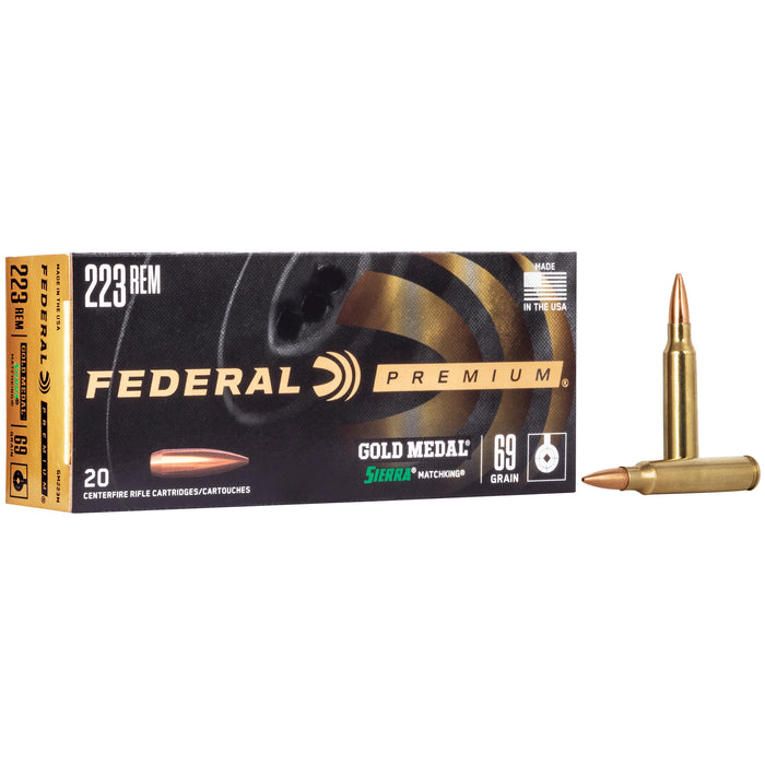 Fed Gold Mdl 223rem 69gr Bthp 20-200