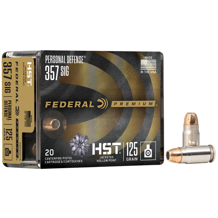 Fed Prm Hst 357sig 125gr Jhp 20-200