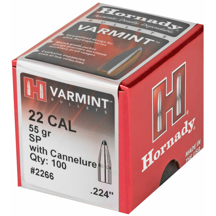 Hrndy 22cal .224 55gr Sp W-c 100ct