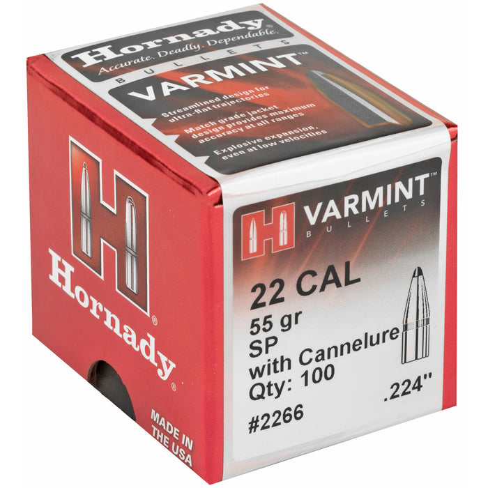 Hrndy 22cal .224 55gr Sp W-c 100ct