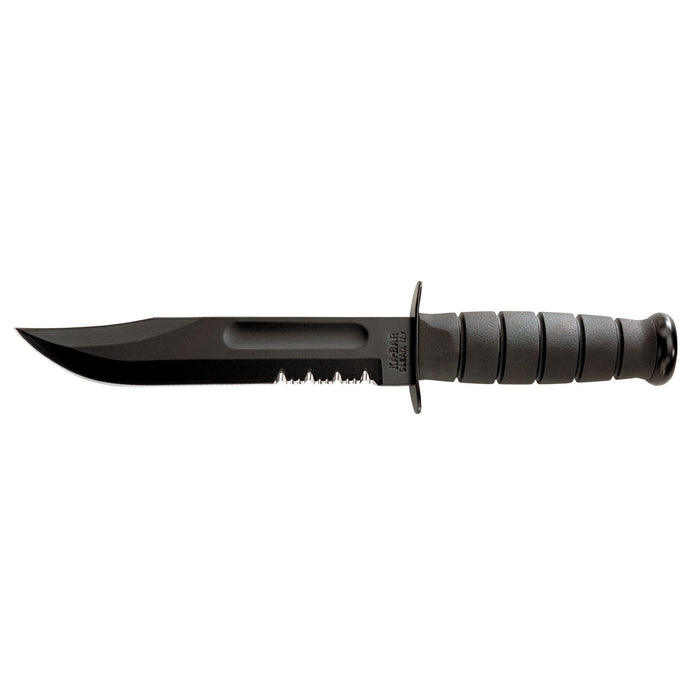 Kbar Fighting Knf 7" W-shth Blk Ser