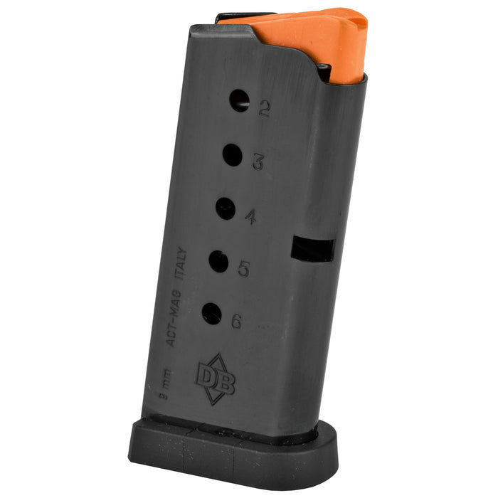 Mag Dbf Db9 Gen4 9mm 6rd W-flat Bttm