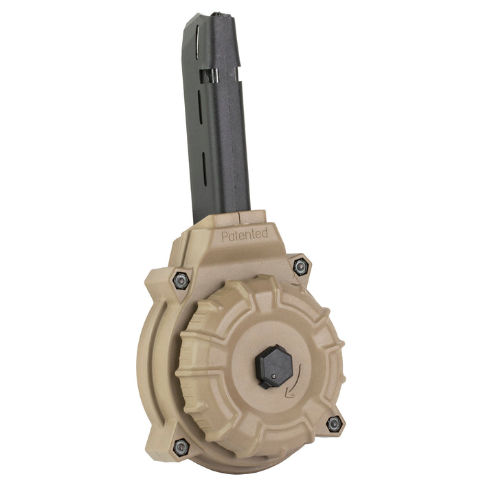 Promag Glock 17-19 9mm Drum 50rd Fde