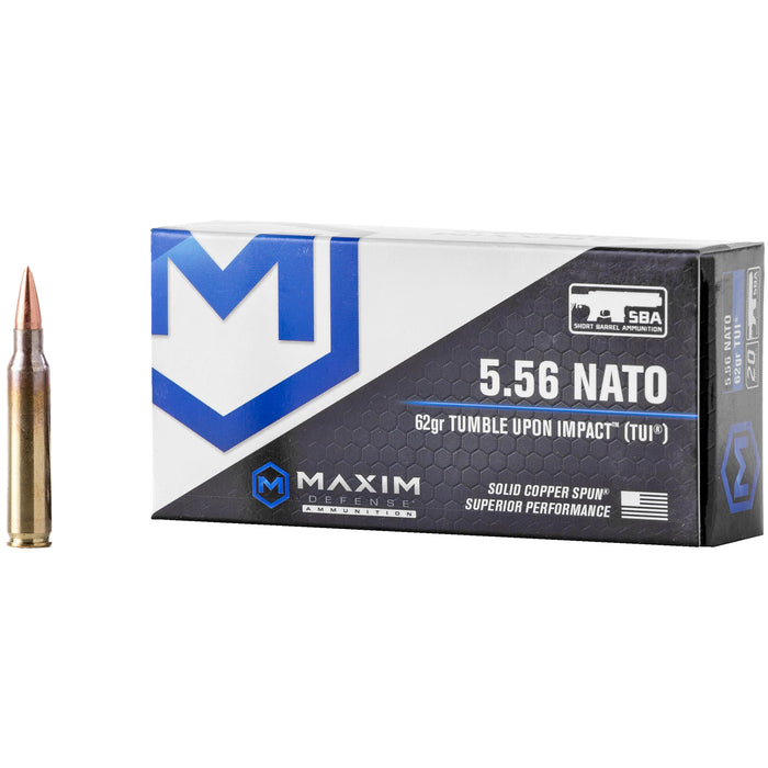 Maxim 556nato 62gr Tui Sba 20-500