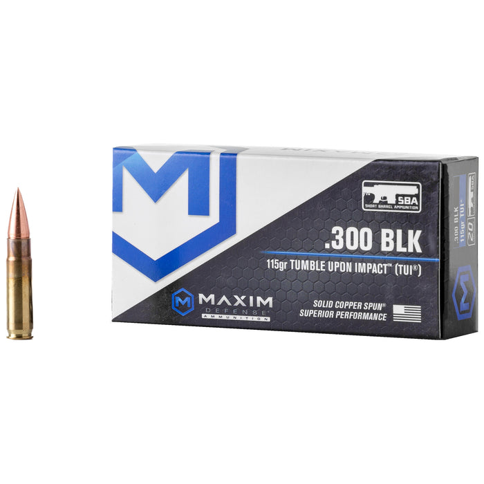 Maxim 300blk 115gr Tui Sba 20-500