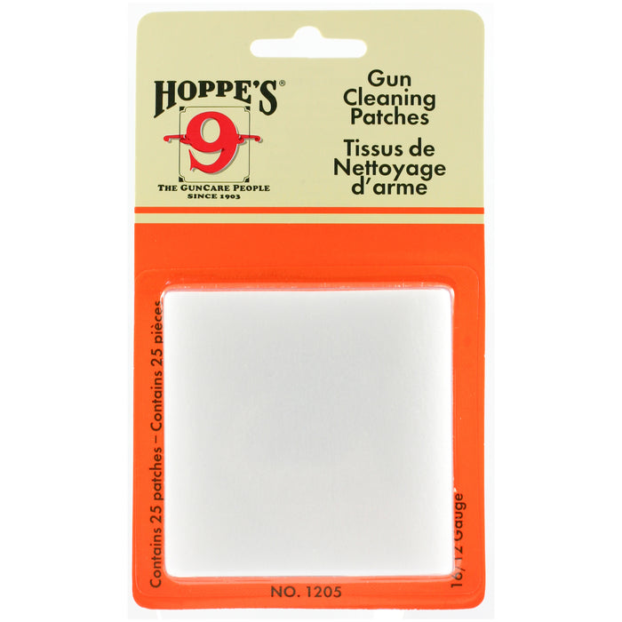 Hoppes Clng Patch 16-12ga 25-bag