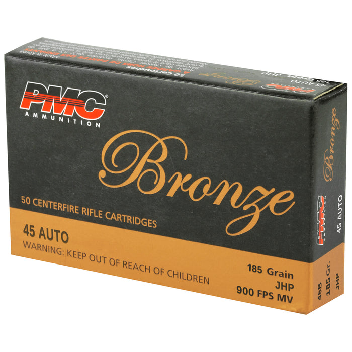Pmc Brnz 45acp 185gr Jhp 50-1000