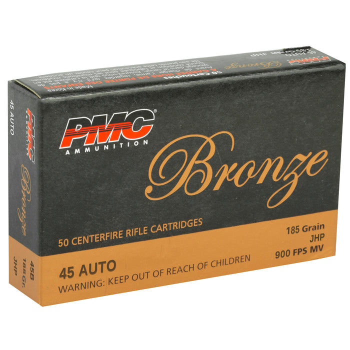 Pmc Brnz 45acp 185gr Jhp 50-1000