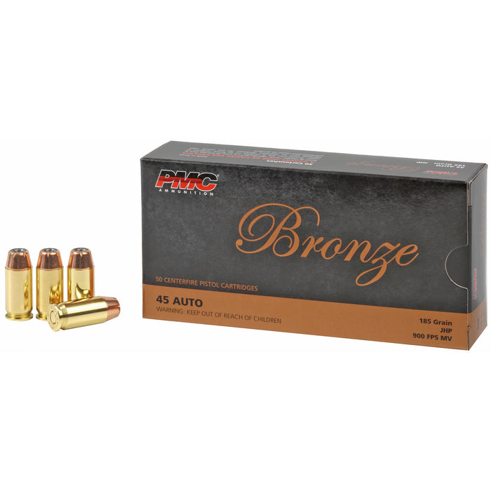 Pmc Brnz 45acp 185gr Jhp 50-1000