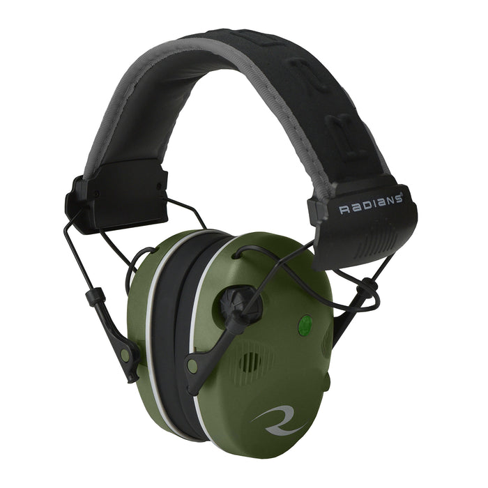 Radians R3400 Elec Muff Grn-blk